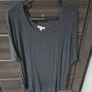Charcoal Gray Women's Top